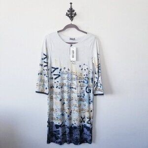 NEW Dolcezza Simply Art Dress Size S Abstract Wearable Art $155